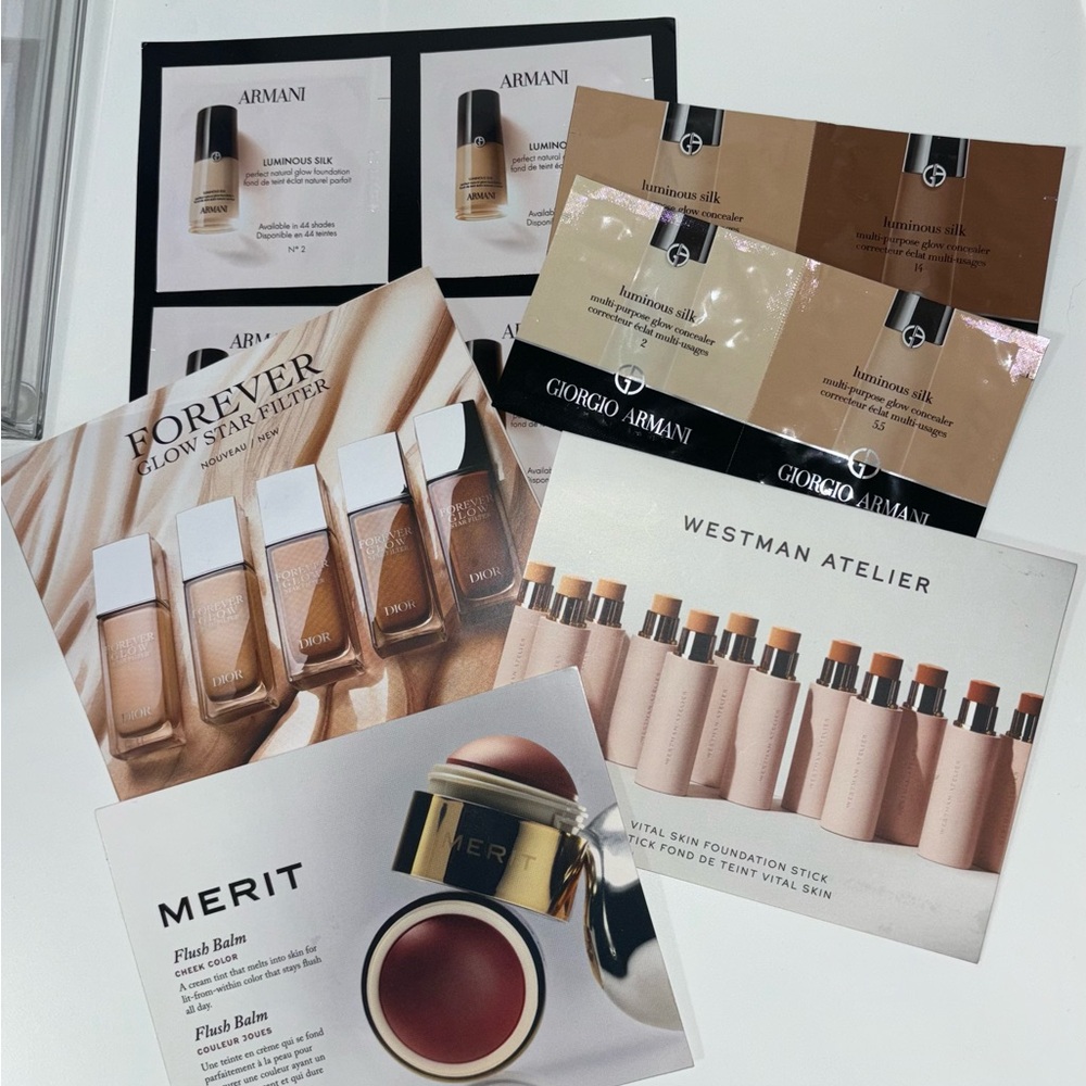 Sephora Makeup, Haircare and Skincare Samples